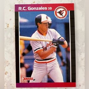 donruss 89 rc gonzales baseball card